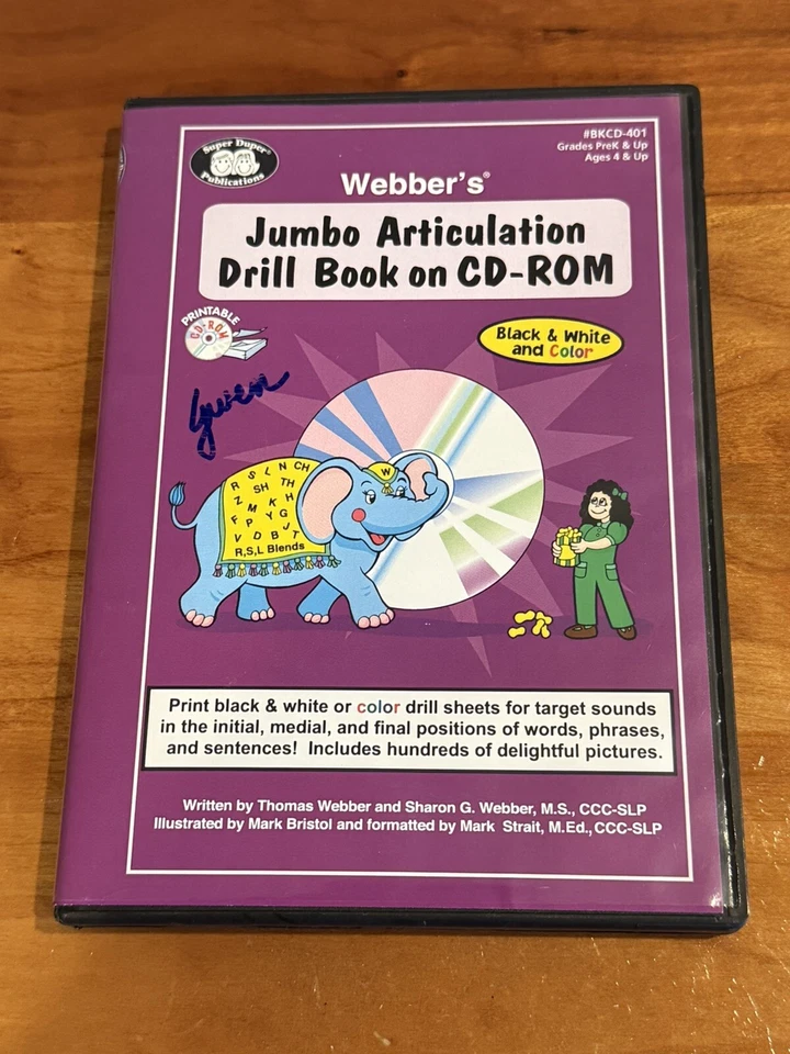 Super Duper Webber Jumbo Artic Drill Book on CD ROM New Excellent Mint Condition - Image 2 of 4