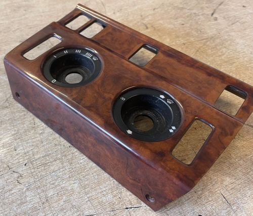 Mercedes E CLASS W124 Walnut trim Heater Cover Control Panel A/C - Picture 3 of 5