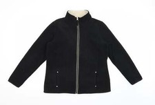 BM Womens Black Jacket Size S Zip