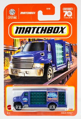 2023 Matchbox #57 Aqua King  CORNFLOWER BLUE | KINGSON POP! | FSC