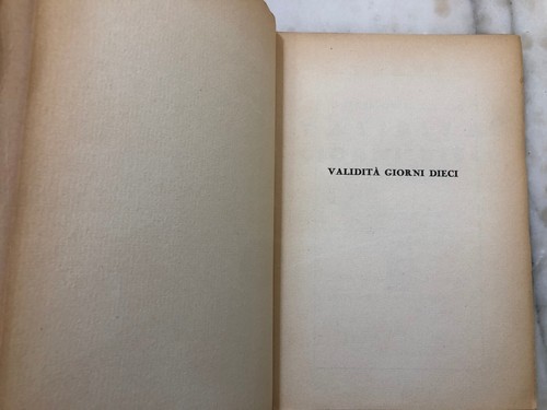 Rarissima edizione Libro Toddi Validità giorni dieci 1931 Dedica Autore - 第 6/12 張圖片