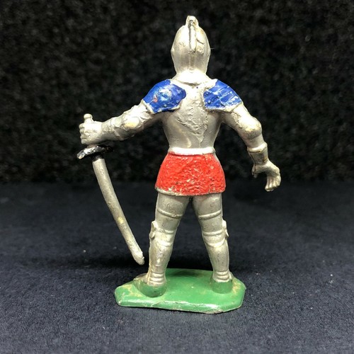 B06 Chevalier Knight HEIMO Marx Toys Petit Soldat Toy Soldier Soldatini - Imagen 2 de 4