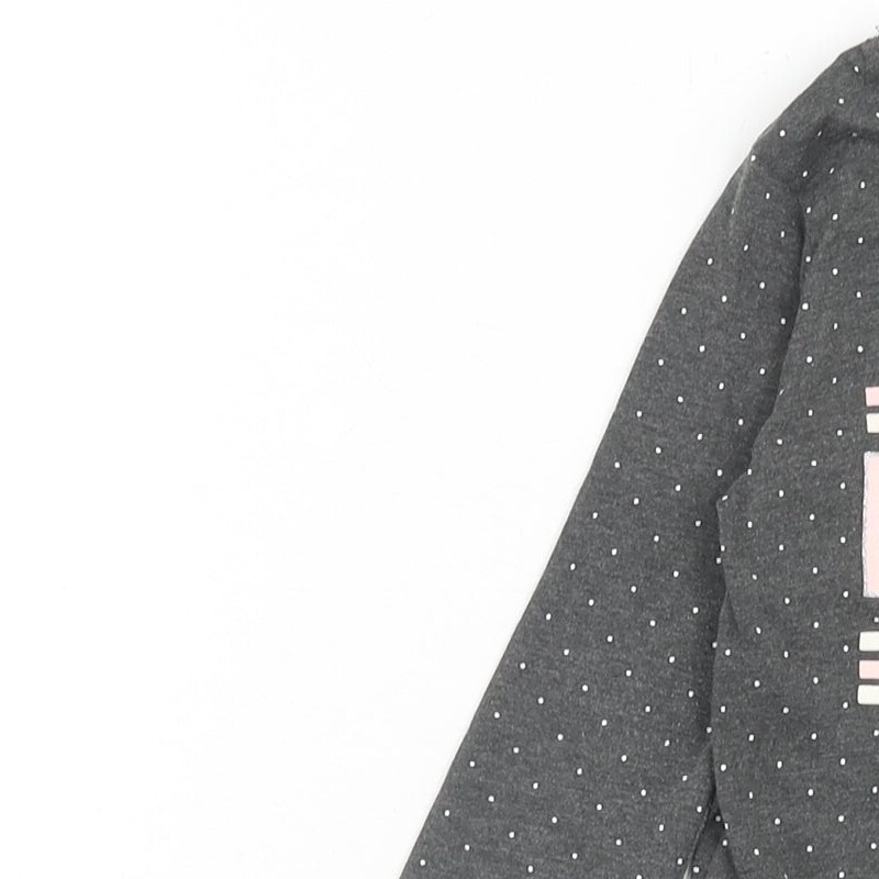 Primark Girls Grey Plaid Cotton blend Blouse Size 4 Years   - B image 6