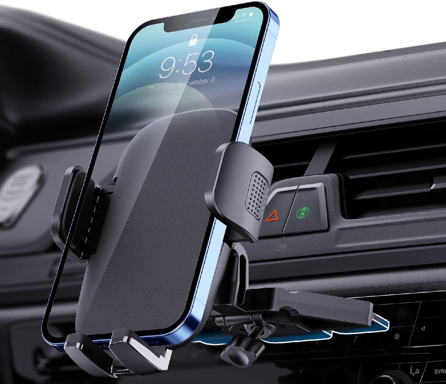 Phone Mount for Car Phone Holder Mount Upgraded Metal CD Slot Phone Holder Car