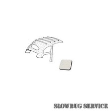 VW MAGGIOLINO BEETLE DAL 8/'67 - CIELO INTERNO BIANCO HEADLINER WHITE EMPI