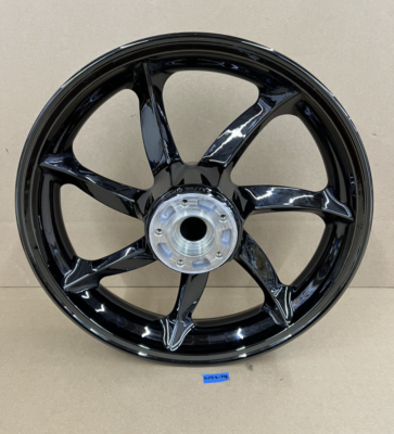 Genuine Harley-Davidson Machete 16x3 Front Wheel - Black Ice