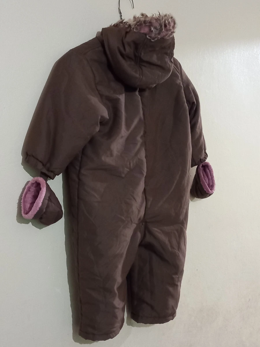 Girls sales footless snowsuit