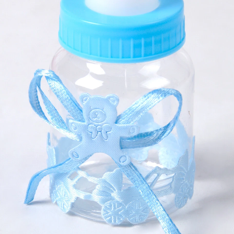12x Babyflaschen Gastgeschenke Milchflasche Taufe Geburt Tischdeko Babyshower g - Bild 3 von 4