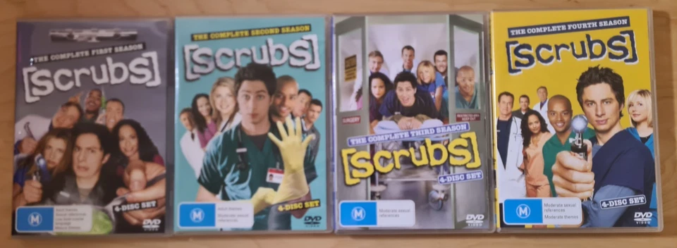 Scrubs - Complete Series - Season 1 2 3 4 5 6 7 8 9 - Reg 4 DVD - 31 Discs VGC - image 3 of 4