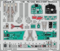 Eduard Accessories FE1242 -1:48 Mig-21Smt Weekend For Eduard - Neu