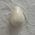 Marble Carved Cream Egg Speckled Easter Décor Paper Weight