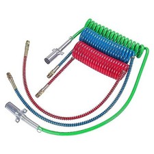 Air Brake Coil  7 Way ABS Power Long Tail Air Brake Coiled  Electric Cord