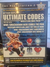 Action Replay Ultimate Codes: Wrestling Max Pack - PS2 / NO SCRATCHES