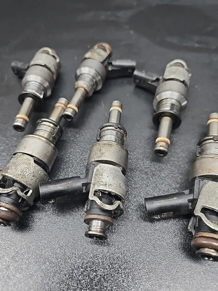 2011-2015 AUDI A6 A7 A8 Q5 Q7 S4 S5 (C7 D4 4L B8 8R 8T) 3.0L FUEL INJECTOR SET 6 - Image 3 of 4