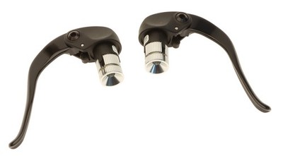 Campagnolo TT Bar End Brake Levers Alloy Pair BL12-CRCGA w/ Cables