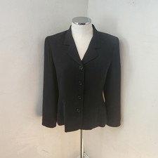 Garfield  Marks Womens Black Blazer Jacket Size 6 USA