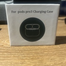 Wireless Qi Charging Case for Apple AirPods Pro 3, White, Model Y039-C