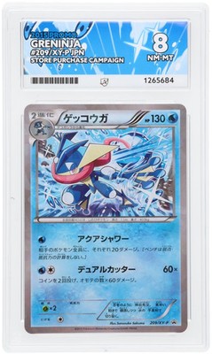 ACE 8 - Greninja 209/XY-P Promo Pokemon Store Purchase Campaign Cracked Ice Holo