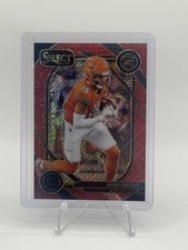 Rome Odunze RC 2024 Panini Select Red Mojo Prizm 09/49 Club Chicago Bears #236
