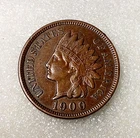 1900 INDIAN HEAD Cent XF/AU #LV2