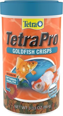 Tetra TetraPro Goldfish Crisps Fish Food, 3.03 oz