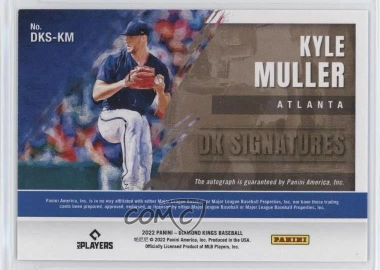 2022 Panini Diamond Kings DK Signatures Kyle Muller #DKS-KM Rookie Auto RC - Image 2 of 2