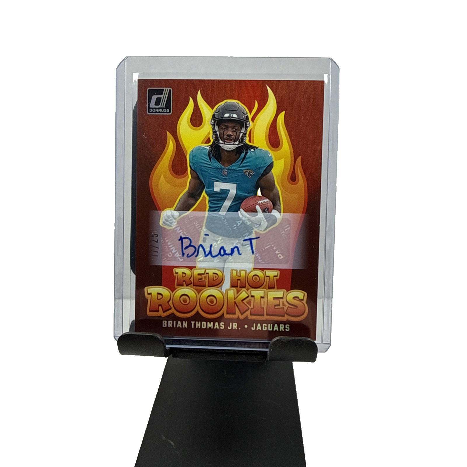 Brian Thomas Panini Donruss Red Hot Rookies Autographs #RHRBTJ Base