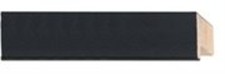 Picture Frame Moulding Wood 100Ft Bundle - Contemporary Black Finish - 0.75" W