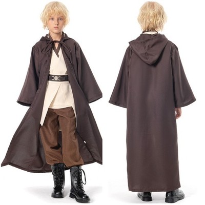 Kids Star Wars Jedi Knight Obi Wan Kenobi Cosplay Kostüm Outfit Uniform Anzug