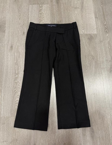 Women French Connection Trousers Black Wool 38 / M