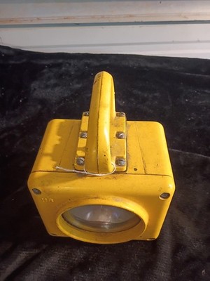 Vintage US NAVY Submarine Battle Lantern Hand Held Deck Flashlight