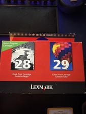2 Pack Lexmark 28 Black 29 Color Genuine Ink Cartridges For X Series X5495