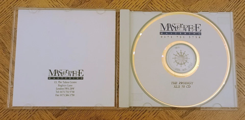 The Prodigy - Firestarter : Super Rare 1996 Collectors Advance Test Pressing CD - Bild 3 von 4