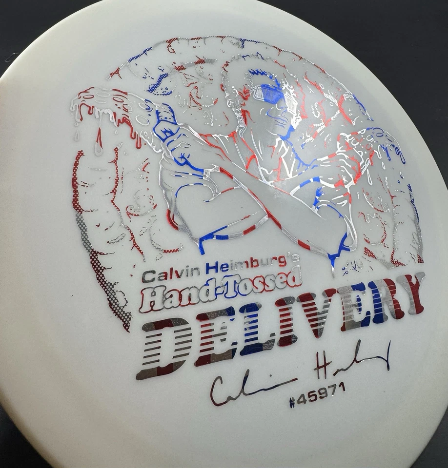 Rare New Calvin Heimburg Hand Tossed Pizza Star Firebird ‘Merica! 173-175g OOP - Image 2 of 4