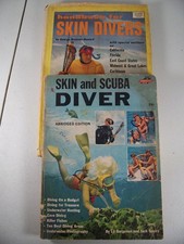 2 VINTAGE SCUBA BOOKS SKIN AND SCUBA HAND BOOK OF SKIN DIVERS