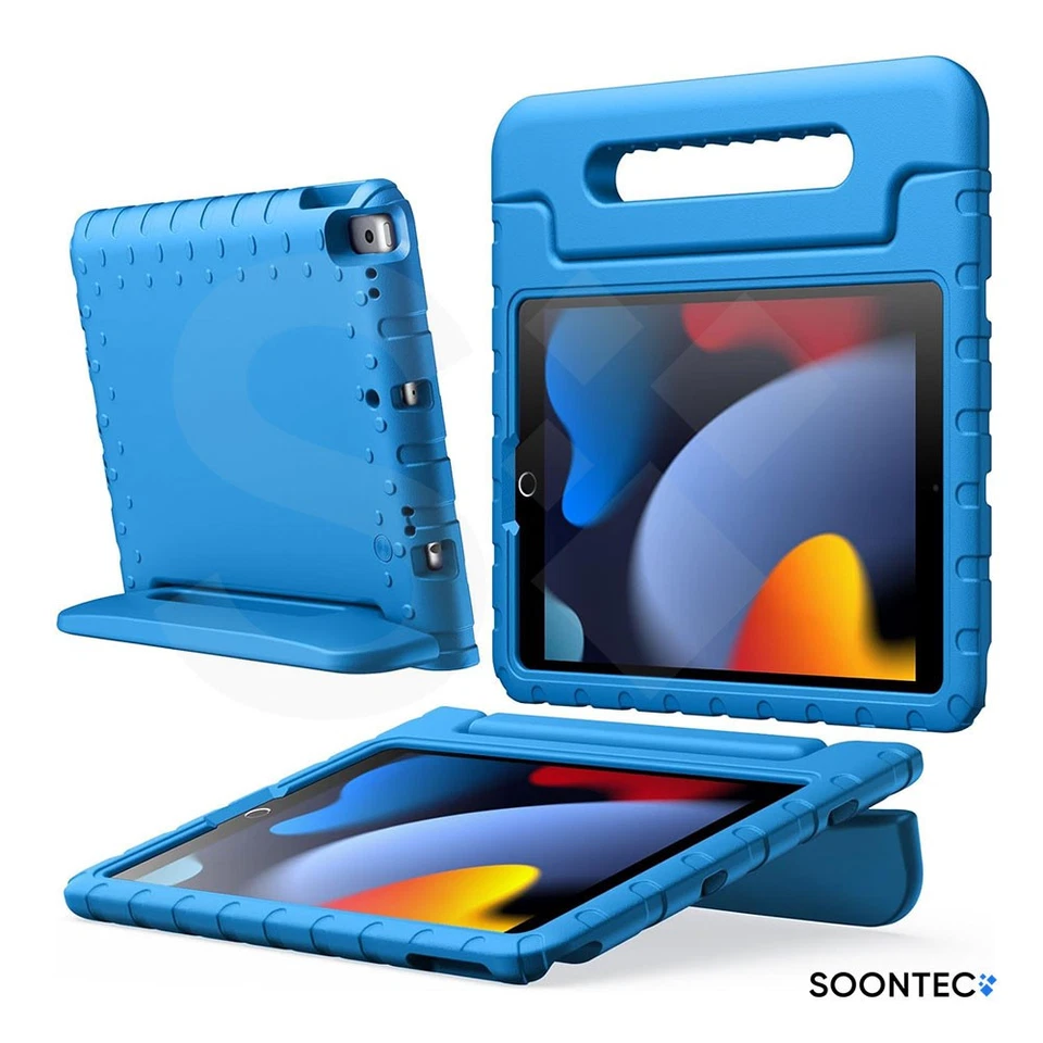 SOONTEC Tablet-Hülle Case Kinder für iPad 10.2/10.9/Pro 11/13, Air 13, Mini 6/7