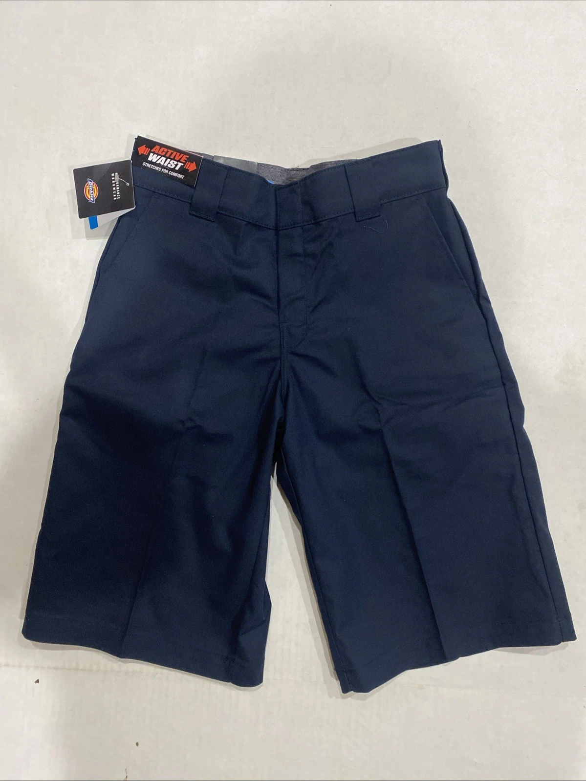 Dickies Men's Shorts Regular Fit 13" Inseam Active Waist Dark Navy WR670DN NWT