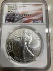 2023 (W) $1 American Silver Eagle NGC MS70 ER Flag Label