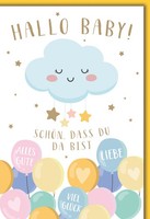 Geburt Baby Freudiges Ereignis GlüCkwunschkarte Mit Umschlag Hallo Baby, Schlafe