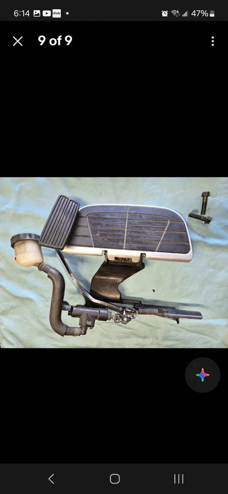 Honda VTX1800N 2004 placas de piso/pasos lado izquierdo y derecho con piezas adicionales Foto 3 de 4