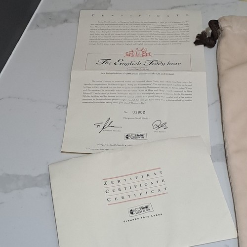 Steiff sacchetto antipolvere originale da collezione per orsacchiotto inglese FAST P&P - Foto 3 di 9
