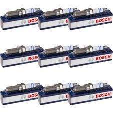 9x BOSCH Zündkerze Doppelplatin für Hyundai i10 AC3 AI3 1.2 MPi Mercedes-Benz