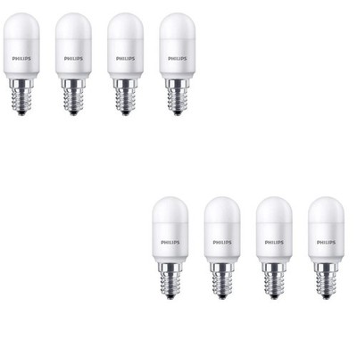 8ER LED Glühbirne 3,2W Leuchtmittel E14 Kühlschrank Lampe 2700K Philips