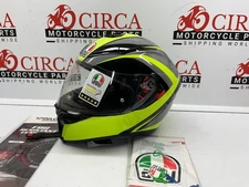 AGV K5 TYPHOON BLACK/GREY/FLURO MOTORCYCLE HELMET size S only 7727405