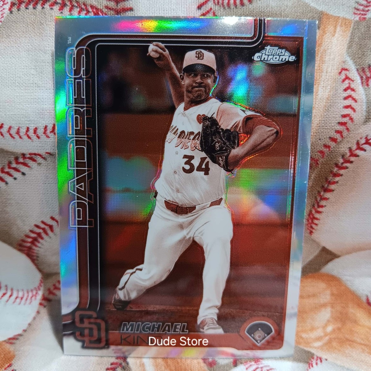 2025 Topps Chrome Sepia Refractor - Michael King #35 - San Diego