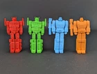 Transformers G1 Optimus Prime Megatron Erasers lot of 4