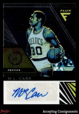 2022-23 Panini Flux Flux Signatures #26 M.L. Carr AUTO CELTICS