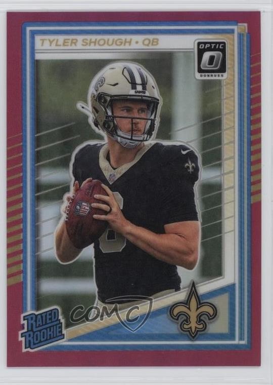Tyler Shough Panini Donruss Optic #223 Pink