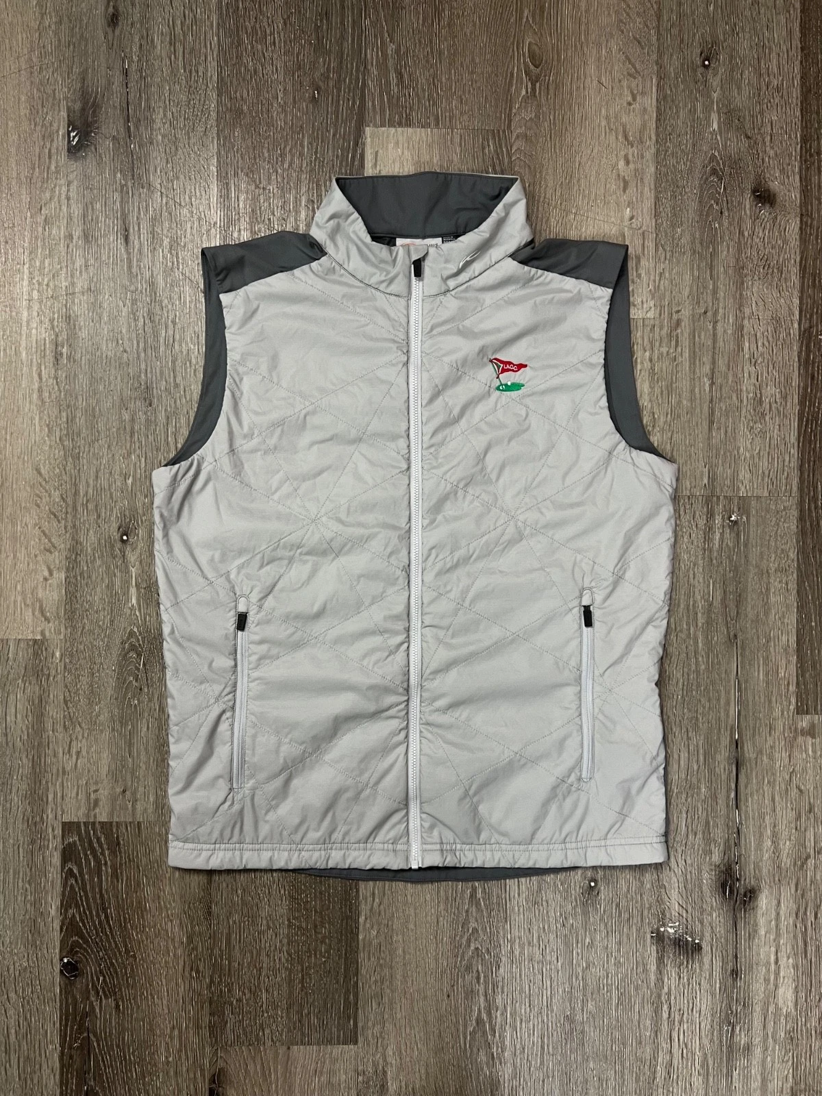 KJUS x Los Angeles Country Club LACC Retention Quilted Zip Golf Vest Men's M/50 image 1