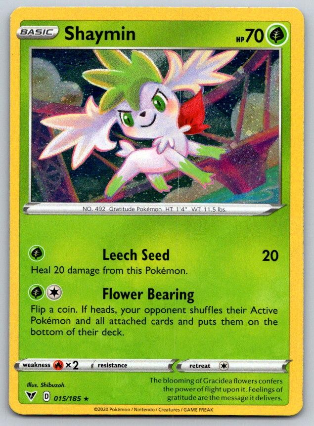 Shaymin (Cosmos Holo) Knockout Collection Promo 015/185 Shibuzoh Pokemon Card NM
